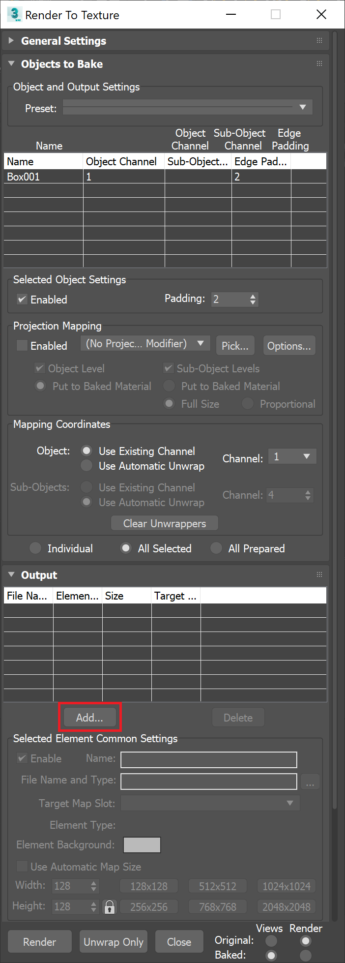 images/download/attachments/60100209/Max2020_VRay5_VRayMtlReflectGlossiness_Render_to_Texture_window.png